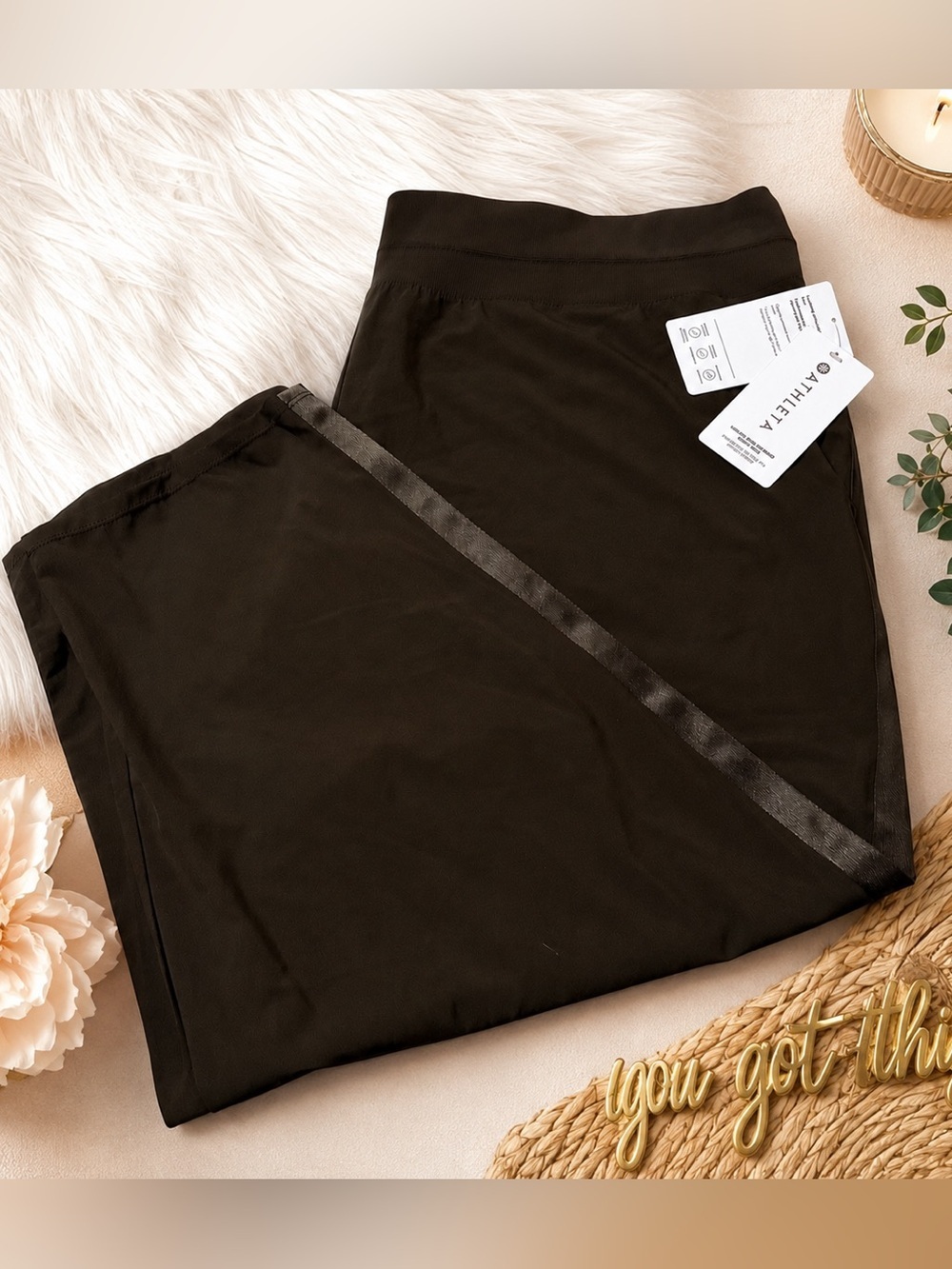 Athleta Nolita Plus Size 26 Black Travel Crop Pants Comfort Workwear